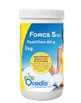 Chlore multifonction 5 ACTIONS pastille 20g