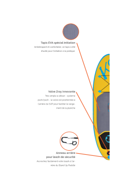 Paddle SUP Zray K9 244 x 76 x 10 cm
